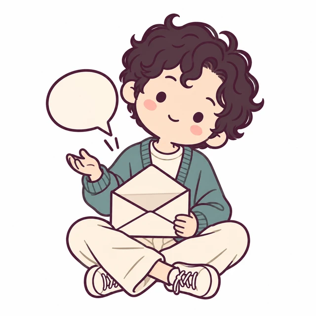 話しかけられ常連のイラスト(男性版)